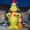 Animated 11 Foot Grich with Max Christmas Inflatable